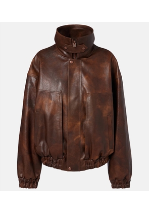 Magda Butrym Leather blouson jacket