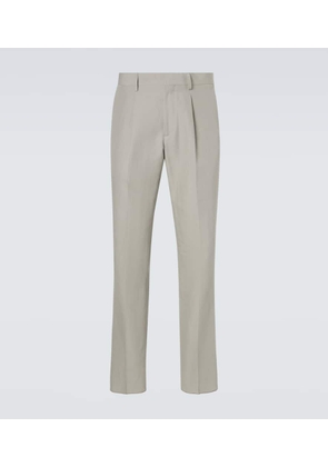 Lardini Linen, cotton, and silk chinos