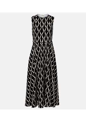 Max Mara Lampara cotton-blend midi dress