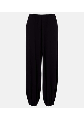 The Row Fiamma cotton, cashmere, and silk sweatpants