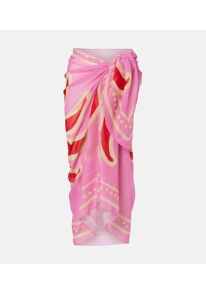 Cala de la Cruz Luana printed beach cover-up