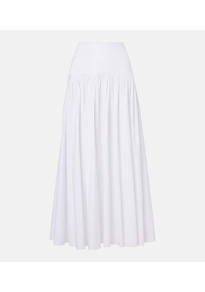 Staud Procida cotton poplin maxi skirt