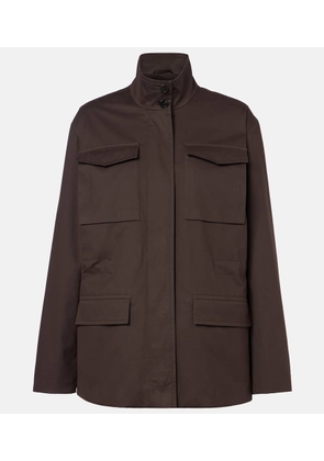 The Row Floriane cotton and cashmere field jacket