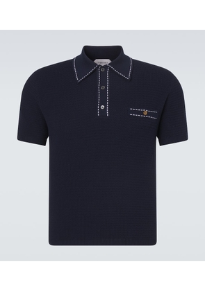 Versace Cotton polo sweater