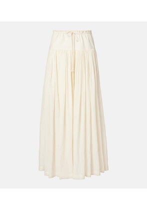 The Row Berenice cotton muslin wide-leg pants