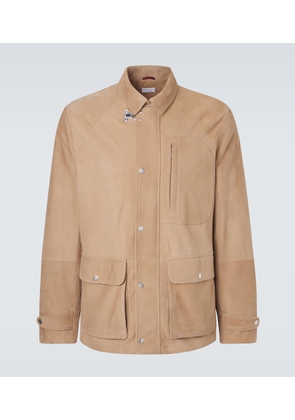Brunello Cucinelli Suede field jacket