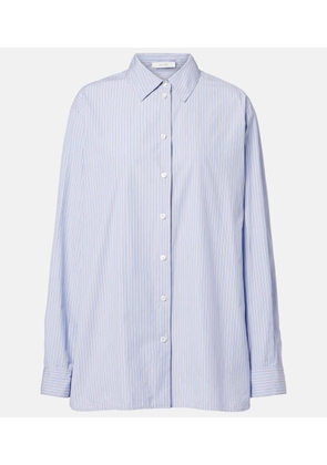 The Row Striped cotton shirt