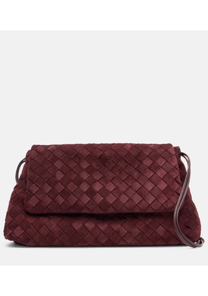 Bottega Veneta Giorno Intrecciato suede shoulder bag