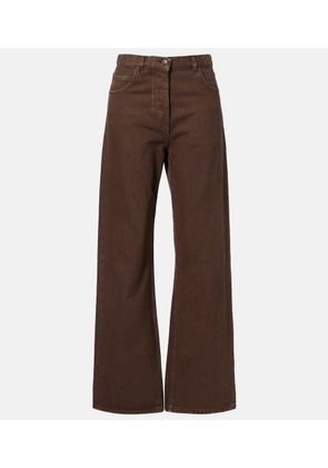 The Row Finbar wide-leg jeans