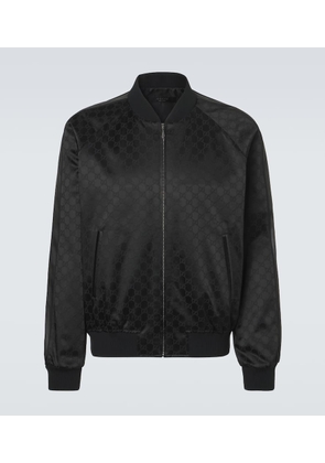 Gucci GG cotton-blend satin jacket