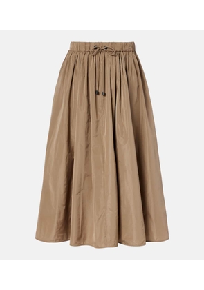 Max Mara Lonza taffeta midi skirt