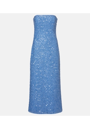 Simkhai Vanessa embellished bustier gown