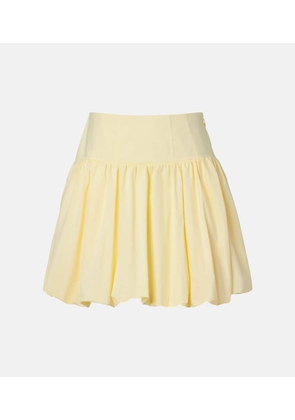 Simkhai Pippa cotton-blend poplin miniskirt