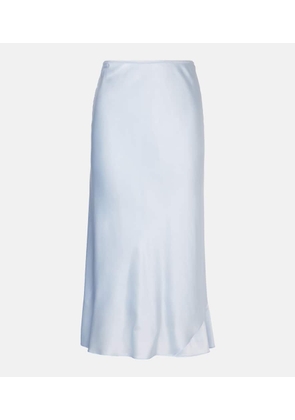 Dorothee Schumacher Sense of Shine satin midi skirt