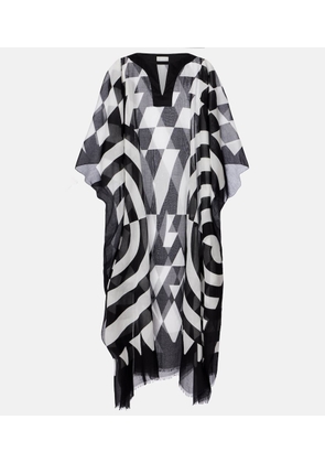 Dries Van Noten Printed cotton kaftan