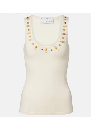 Xu Zhi Beaded wool tank top