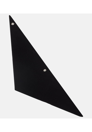 Simone Rocha Embellished cashmere scarf