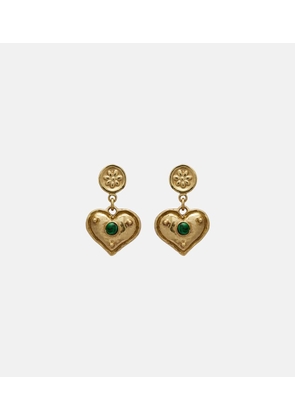 Alemais Jem Heart drop earrings