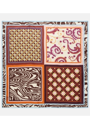 Alemais Wilson printed silk twill scarf