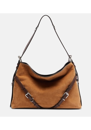 Givenchy Voyou Medium suede shoulder bag