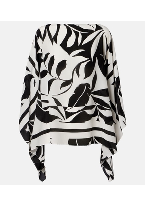 Max Mara Ambuto printed silk blouse