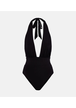 Max Mara Calle halterneck swimsuit
