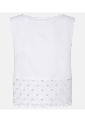 Max Mara Maggio cotton-blend top