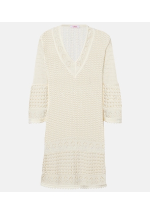 Eres Divina crochet minidress