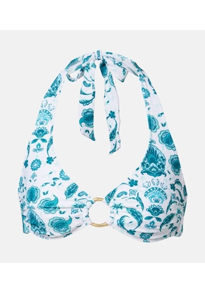 Heidi Klein Kos paisley halterneck bikini top