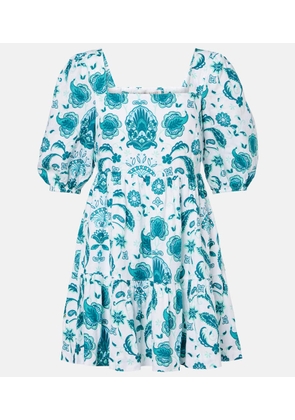 Heidi Klein Kos paisley linen minidress