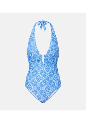 Heidi Klein Mykonos printed swimsuit