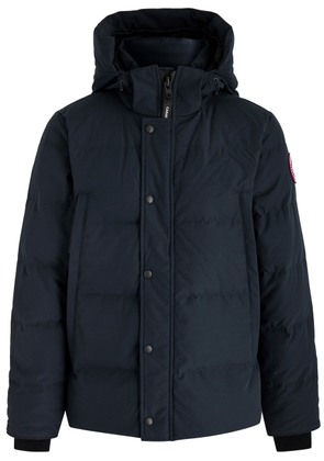 Canada Goose Men's Navy Wyndham Quilted Arctic-tech Parka - XL