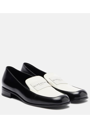 Givenchy Label leather loafers