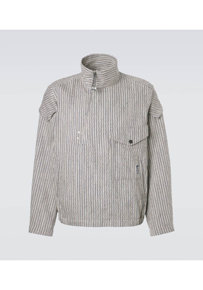 Kiko Kostadinov Farkas cotton and linen-blend jacket