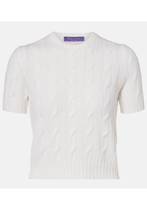 Ralph Lauren Collection Cable-knit cashmere sweater
