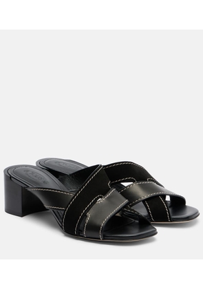 Tod's 55 leather mules
