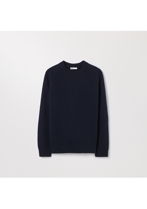 The Heavy Wool Sweater Dark Navy
