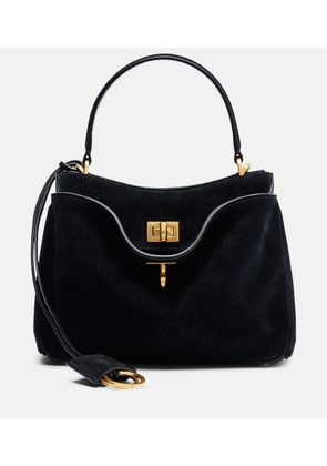 Balenciaga Rodeo Mini suede top-handle bag