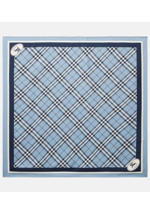 Burberry Burberry Check silk twill scarf