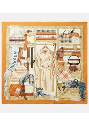 Burberry Printed silk twill scarf