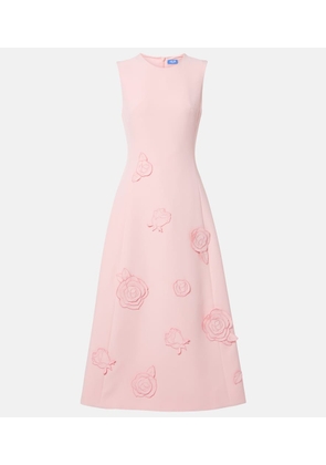 Leo Lin Cleo floral-applique cocktail dress