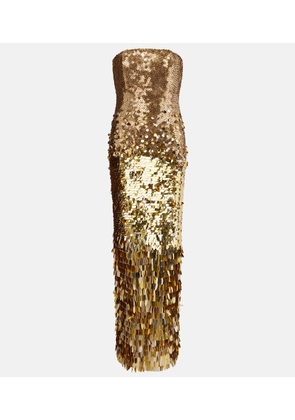 Rachel Gilbert Remy sequined corset gown