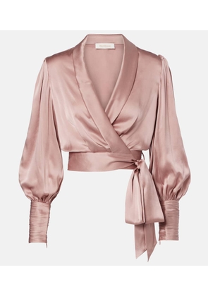 Zimmermann Silk wrap top