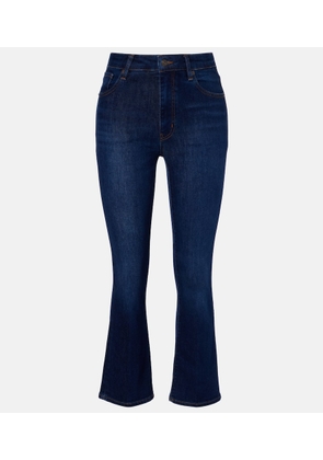 Frame Reboot cropped bootcut jeans