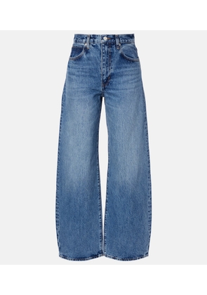 Frame Bow barrel-leg jeans