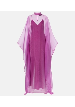 Taller Marmo Sphinx semi-sheer organza gown