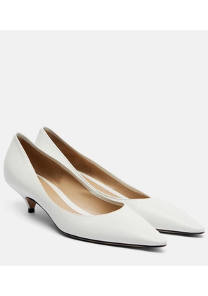 The Row Liisa Two leather pumps