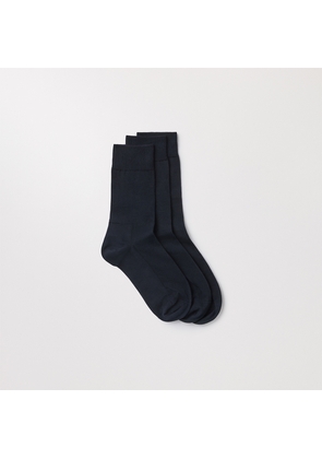 The Cotton Socks 3-Pack Dark Navy
