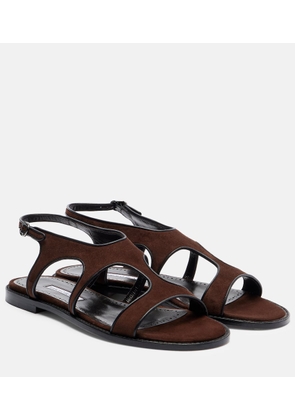 Manolo Blahnik Rufina suede sandals