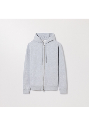 The Zip Hoodie Grey Melange